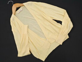 Demi-Luxe BEAMS デミルクスビームス カーディガン 黄 ■◇ ☆ geb1 レディース【USED】【中古】【古着】【ブランド古着買取・販売ABJ】