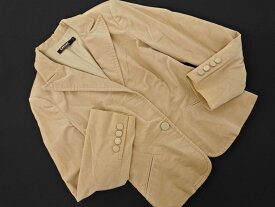 DKNY ダナキャランニューヨーク テーラード ジャケット size4/ベージュ ◇■ ☆ fkb9 レディース【USED】【中古】【古着】【ブランド古着買取・販売ABJ】