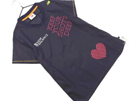 ネコポスOK New Balance ニューバランス 半袖 ピステ sizeM/紺 ■◆ ☆ gfc2 レディース【USED】【中古】【古着】【ブランド古着買取・販売ABJ】