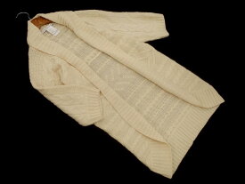 Spick &amp; Span スピック＆スパン ウール混 ニット ロング カーディガン アイボリー ◇■ ☆ fka4 レディース【USED】【中古】【古着】【ブランド古着買取・販売ABJ】