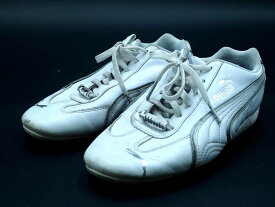 PUMA プーマ 380662-02 スピードキャット スニーカー size22.5/白 ■■ ☆ dhc8 レディース【USED】【中古】【古着】【ブランド古着買取・販売ABJ】