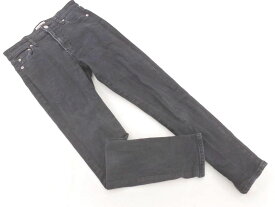 Ungrid アングリッド ストレッチ スキニー デニムパンツ size24/黒 ■■ ☆ dkb7 レディース【USED】【中古】【古着】【ブランド古着買取・販売ABJ】