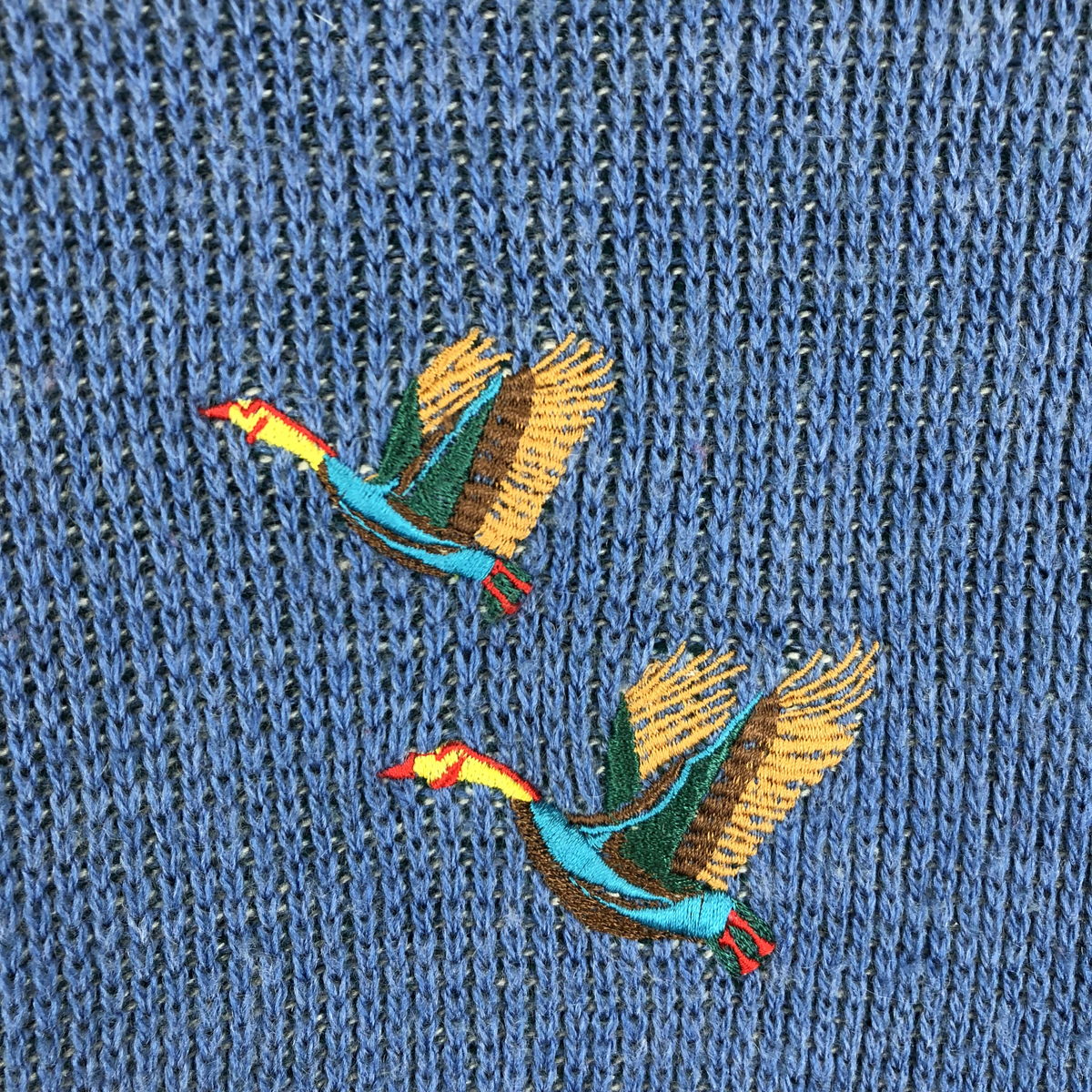 楽天市場】【古着】 kelen knits エンブロイドセーター 総柄 狩猟 カモ