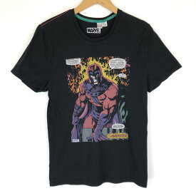 【古着】 MARVEL マーベル キャラクターTシャツ MAGNETO マグニート ブラック系 レディースS n013028