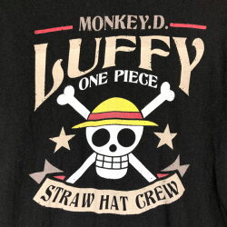 楽天市場 古着 One Piece ワンピース キャラクターtシャツ アニメ ワンピース 海外版 ブラック系 メンズxl N 古着lab