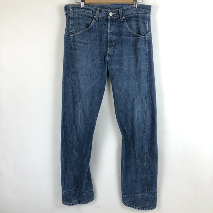楽天市場 古着 Levi S リーバイス エンジニアードデニムパンツ 立体裁断 ユーロモデル チュジニア製 ブルー系 メンズw34 N 古着lab