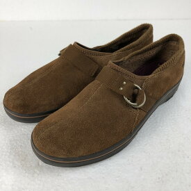 【古着】 keds ケッズ スリッポンシューズ スウェード素材 裏ボア ブラウン系 レディース25.0cm 【中古】 n020304