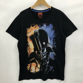 スターウォーズ キャラクタープリントTシャツ ダースベイダー ブラック系 メンズXL