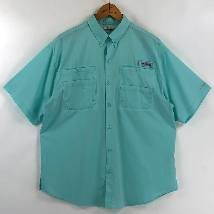 楽天市場】【古着】 Columbia コロンビア フィッシングシャツ ボタンダウン PFG リップストップ 半袖 グリーン系 メンズL 【中古】 n024597 : 古着Lab 楽天市場】【古着】 Columbia コロンビア フィッシングシャツ ボタンダウン PFG リップストップ 半袖 グリーン系 メンズL 【中古】 n024597 : 古着Lab