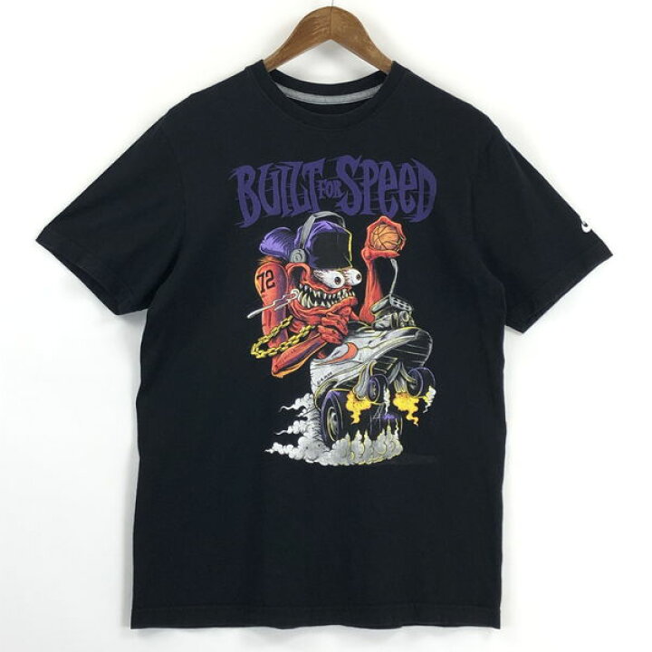 楽天市場 古着 Nike ナイキ キャラクターtシャツ Airmax ホッドロッド モンスター ローブロウ ブラック系 メンズm 中古 N 古着lab