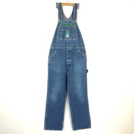 【古着】 LIBERTY overalls オーバーオール デニム素材 70-80年代 ヴィンテージ ブルー系 メンズW35 【中古】 n025965