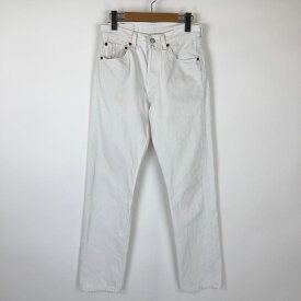 【古着】 Levi's リーバイス リーバイス501 ホワイトデニム made in USA 90年代 ホワイト系 レディースW27 【中古】 n027565