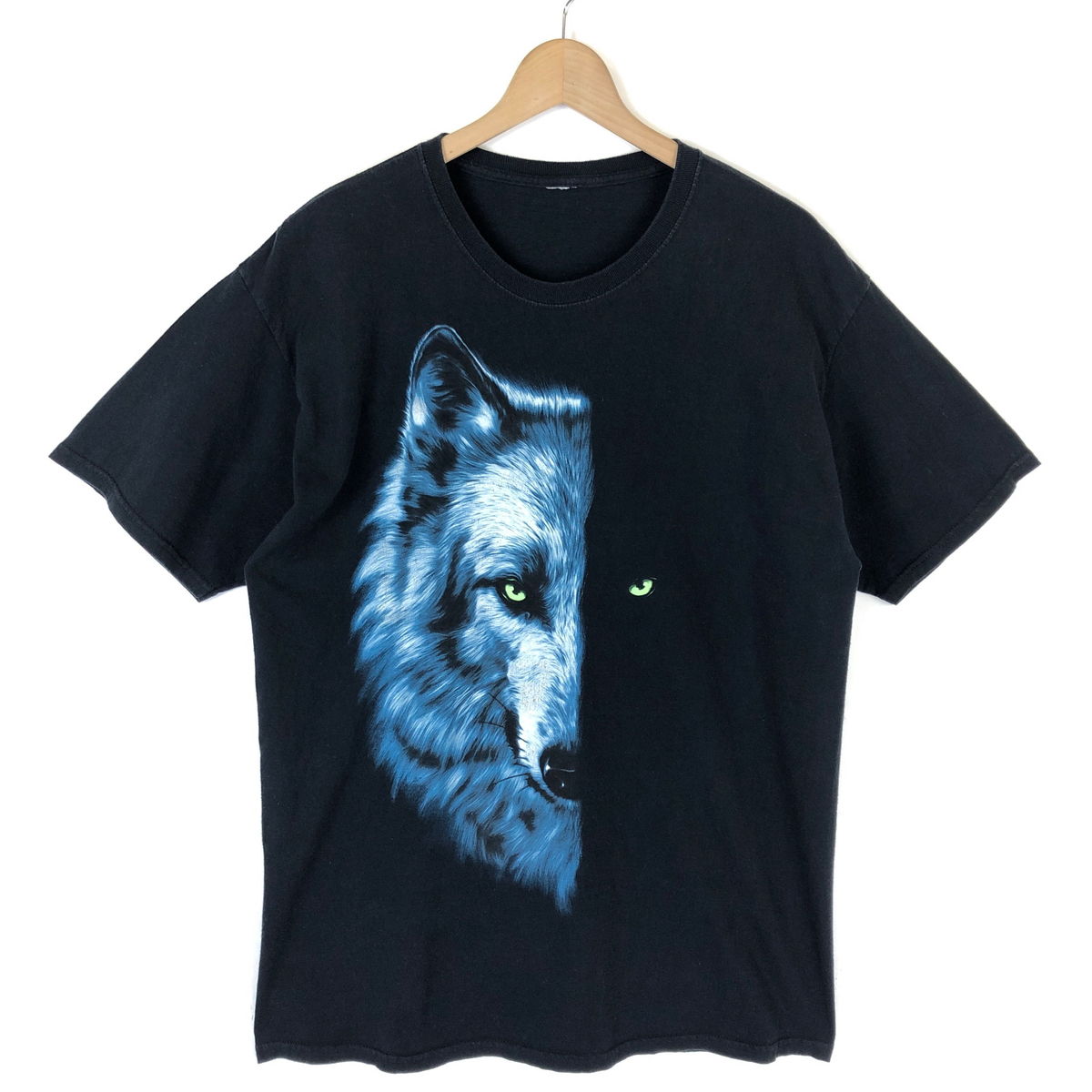 楽天市場】【古着】 アニマルプリントTシャツ オオカミ 狼 ビッグ