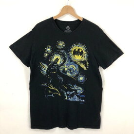 【古着】 ディーシーコミック DC COMIC Tシャツ バットマン 絵画風 ブラック系 メンズL 【中古】 n036561