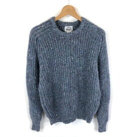 【古着】 WOOLRICH ウールリッチ セーター カラーネップ 英国製 グレー系 レディースL 【中古】 n040063