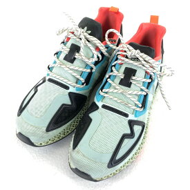 【古着】 adidas アディダス スニーカー ZX 2K 4D グリーン系 メンズ26.5cm 【中古】 n040966