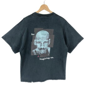 【古着】 ナイキ NIKE Tシャツ thanks mike マイケルジョーダン レア品 90年代 ヴィンテージ ブラック系 メンズL 【中古】 n042931