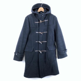 【古着】 MACKINTOSH マッキントッシュ ダッフルコート メルトン素材 厚手 スコットランド製 ネイビー系 メンズM 【中古】 n046958