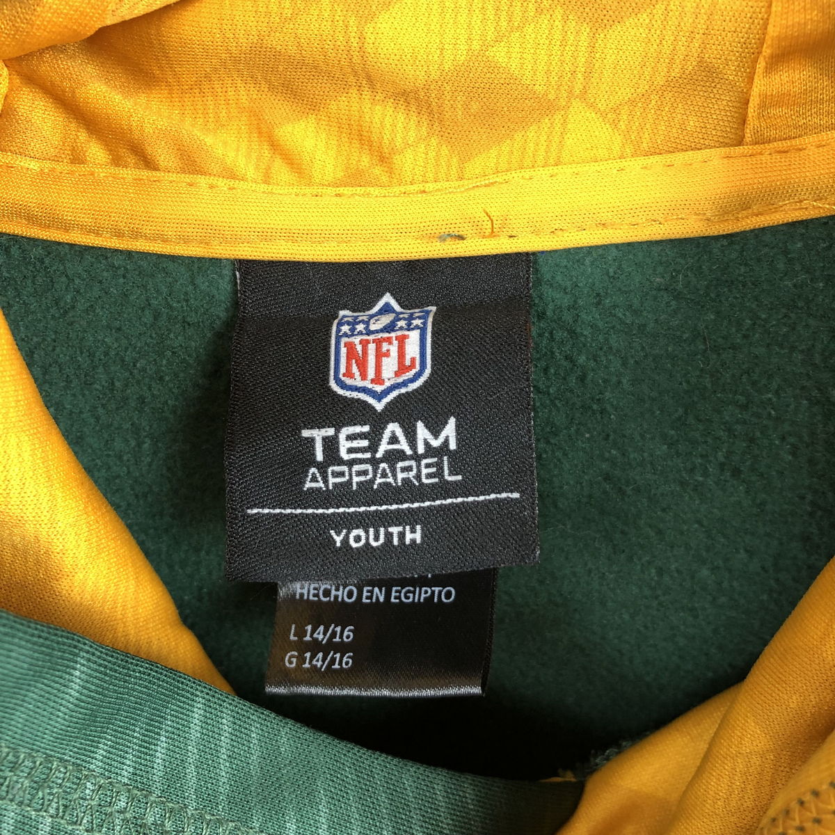 楽天市場】【古着】 NFL TEAM APPAREL パーカー ジャージ素材 グリーン