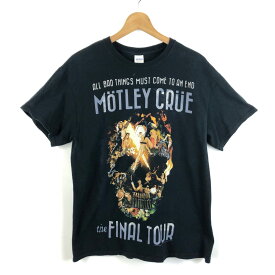 【古着】 00s MOTLEY CRUE モトリークルー バンドTシャツ FINAL TOUR ブラック系 メンズM 【中古】 n052512