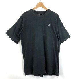 【古着】 NIKE ナイキ Tシャツ ワンポイント ギリシャ製 90年代 ブラック系 メンズL 【中古】 n053542