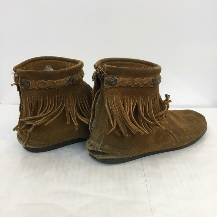 Paard assistent Sinis 楽天市場】Minnetonka ミネトンカ ショートブーツ ブーツ Boots Short Boots フリンジブーツ  箱無【USED】【古着】【中古】10022071 : Central KIT in