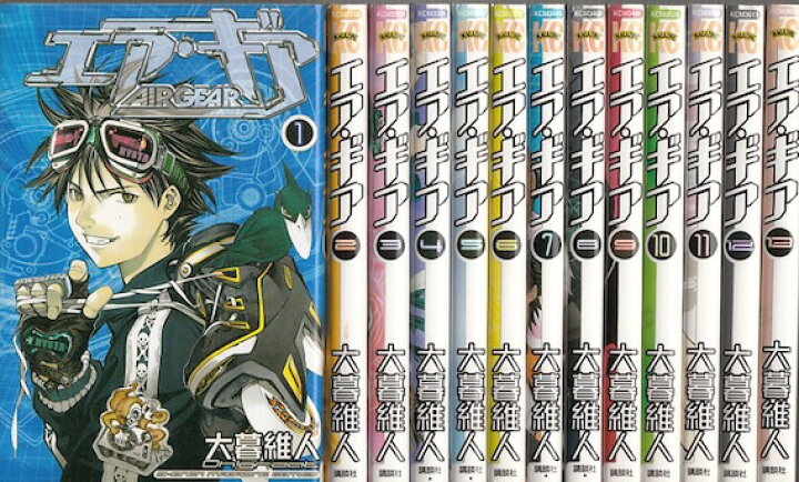 楽天市場 漫画 中古 エアギア 1 37巻完結 大暮維人 全巻セット 古本買取本舗 楽天市場店