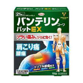 【第2類医薬品】バンテリンコーワパットEX(21枚入)