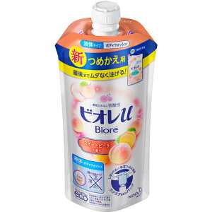 ビオレu スイートピーチの香り つめかえ用 340ml