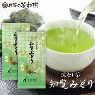 [ お茶 知覧茶 深むし茶 ] 知覧みどり 100g 2本セット メール便送料無料 5セットで1本プレゼント [ お歳…