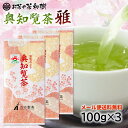 知覧茶 後岳産 奥知覧茶 雅 100g×3本 メール便送料無料 [ お茶 深蒸し茶 日本茶 茶葉 知覧産 上級茶 贈り物 うまみ カテキン まろやか 生産者限定 1番茶 ギフト お中元 プレゼント 2025年産 新茶 RSL ]