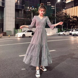 楽天市場 ギンガムチェック ワンピース 半袖の通販