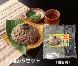 送料無料 磯仕立てのひじき麺 5人前×5セット つけつゆ付き 生麺 そば粉不使用 オリジナル海藻麺 蕎麦アレルギー対応 長崎特産 お土産 ざるそば