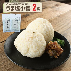 うま塩小僧2袋 送料込塩 めかぶ うま塩 おにぎり 漬物 浅漬け 焼き塩 房の駅 千葉のお土産