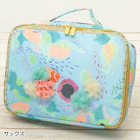 Eleu-nani-lapule エレウ ナニ ラープレ カクレクマノミ 下着ケース E168178 全3色（トラベルケース トラベルポーチ スーツケース 旅行 パッキング ランジェリーケース 衣類ケース 衣類ポーチ かわいい メッシュポーチ付き）【送料無料】【メール便対応】