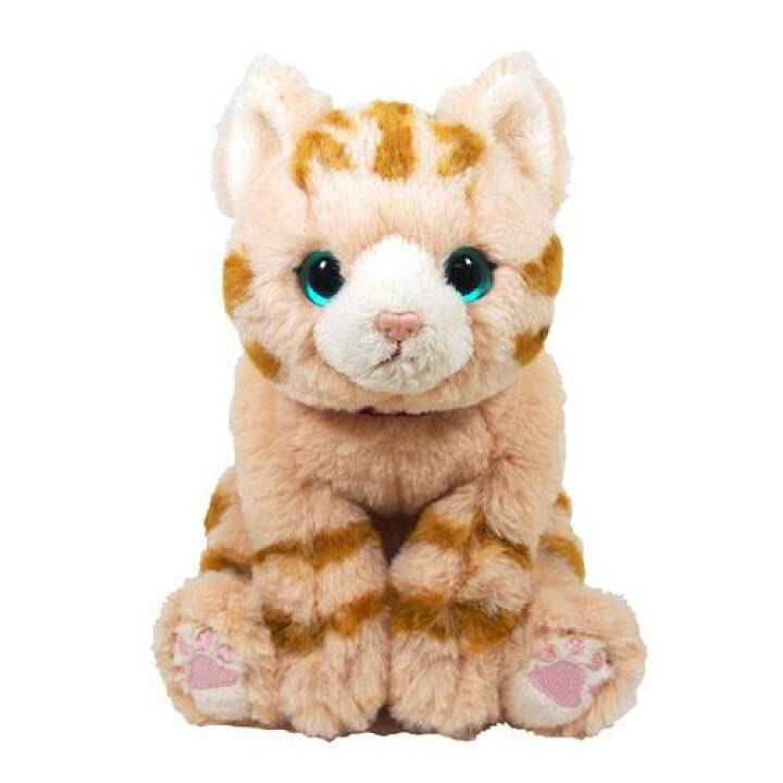 楽天市場 猫のぬいぐるみ ひざねこ S ブラウン 茶トラ ネコ 宅配便配送 メール便とネコポスは不可 セレジオーネ インテリア雑貨