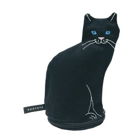 【送料無料】ROOTOTE ルートート お座りネコポーチ SHIRO・KURO（ねこ ネコ 猫 小物入れ メイクポーチ コスメポーチ 化粧ポーチ）【メール便対応】※送料込み価格