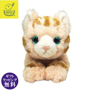 猫のぬいぐるみ ひざねこ S ブラウン (茶トラ/ネコ)【お取り寄せ商品】