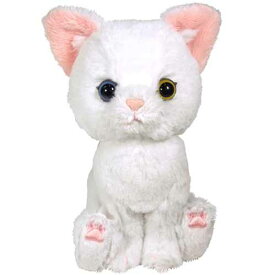 【Kitten キトン】白猫 ぬいぐるみ（誕生日 入園 入学 お祝い ギフト 贈り物 プレゼント みけ猫 ネコ）[宅配便配送（メール便とネコポスは不可）]【お取り寄せ商品】