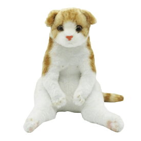 【正規品】 すわっちぃZOO にゃんこ スコティッシュホールド ぬいぐるみ（ねこ ネコ プレゼント ギフト 贈り物 母の日 誕生日 新生活 就職 進級 進学 お祝い）