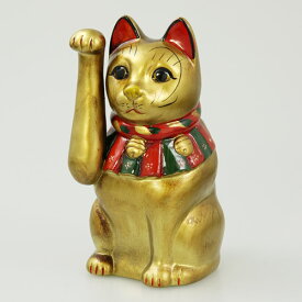 大正猫 右手金色（ねこ ネコ ゴールド）[宅配便配送（メール便とネコポスは不可）]【お取り寄せ商品】