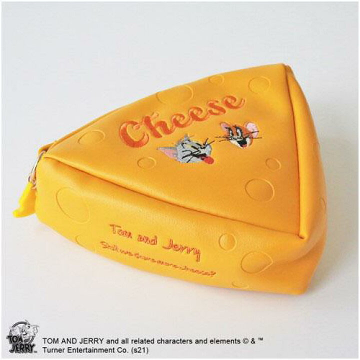 楽天市場 トムとジェリー チーズポーチ チーズシリーズ コスメポーチ 小物入れ ペンポーチ ペンケース Xmas クリスマスプレゼント ギフト 宅配便配送 メール便とネコポスは不可 セレジオーネ インテリア雑貨