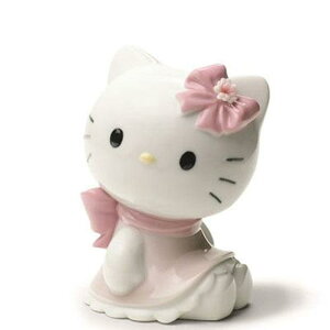 正規品【NAO】【サンリオ】おめかしハローキティ(リヤドロ姉妹ブランド)(置物 インテリア ポーセリン人形)【送料無料(沖縄県は配送不可)】【お取り寄せ商品】