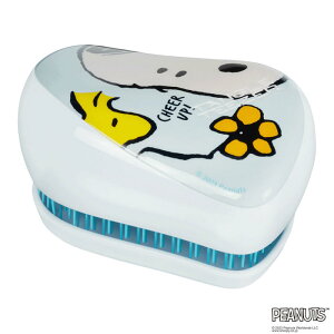 正規品【ピーナッツ】タングルティーザー TANGLE TEEZER コンパクト スタイラー スヌーピー チアーアップ 日本限定デザイン(携帯用ヘアブラシ)【お取り寄せ商品】