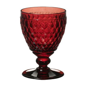 【正規品 】「Villeroy & Boch ( ビレロイ&ボッホ )」ボストン ワイングラス レッド（ グラス ワイングラス）