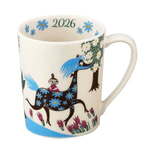 ムーミン イヤーズマグ 2026年 (マグ コップ 令和8年 母の日 敬老の日 お誕生日 記念日 プレゼント ギフト 北欧)【お取り寄せ商品】