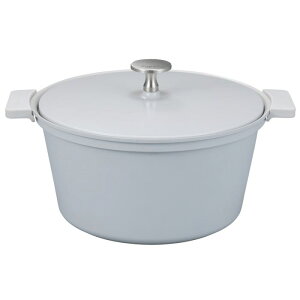 シービージャパン 無水鍋 Mupot(ムポット) IH対応 20cm グレー・ベージュ (内面ふっ素コーティング 軽量無水調理鍋)【送料無料(沖縄県・離島は配送不可)】