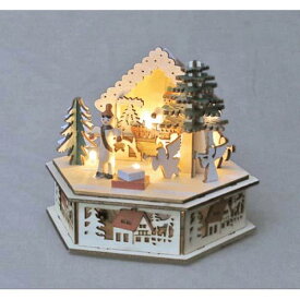 ウッドハウス ライト スタンド 天使（エンジェル ランプ クリスマス Christmas Xmas 飾り 装飾 おうち時間）[宅配便配送（メール便とネコポスは不可）]