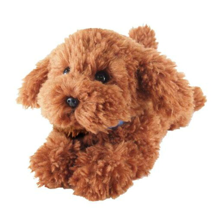 楽天市場 犬のぬいぐるみ ひざわんこ トイプードル 茶 いぬ 犬 イヌ 宅配便配送 メール便とネコポスは不可 セレジオーネ インテリア雑貨