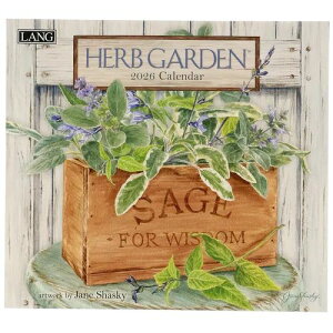 2026年 LANG社 ラング社 カレンダー ハーブガーデン(令和8年 新年 プレゼント ギフト)【お取り寄せ商品】